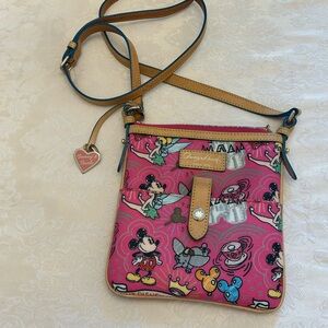 Disney Red and Tan Crossbody Bag